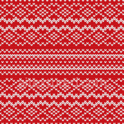 seamless Seamless 3D PBR Texture of Red and White Knitted Christmas Pattern texture 8k free download PBR