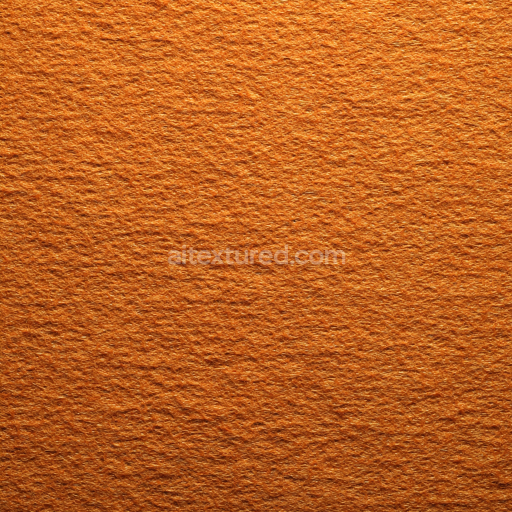 Seamless 3D Felt PBR Texture with Dense Soft Orange Fibers and Matte Finish