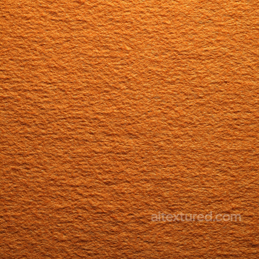 Felt PBR Texture with Dense Soft Orange Fibers and Matte Finish seamless Felt PBR texture