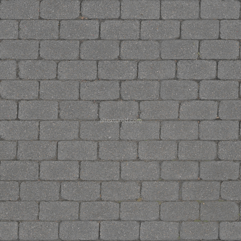 Seamless paving stones texture for 3D applications