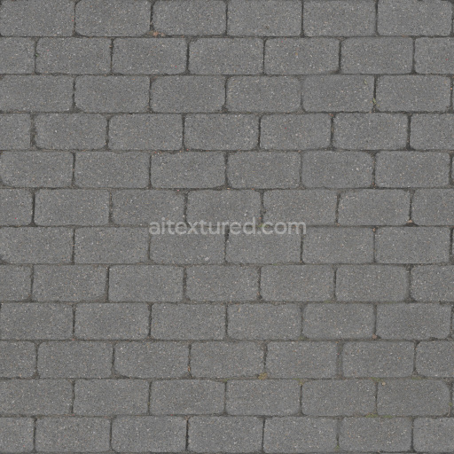 Paving Stones Tileable Seamless Pbr Texture Rough Grey Brick Floor