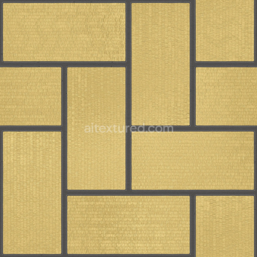 Tatami Texture Seamless Pbr Tileable Gold Pattern