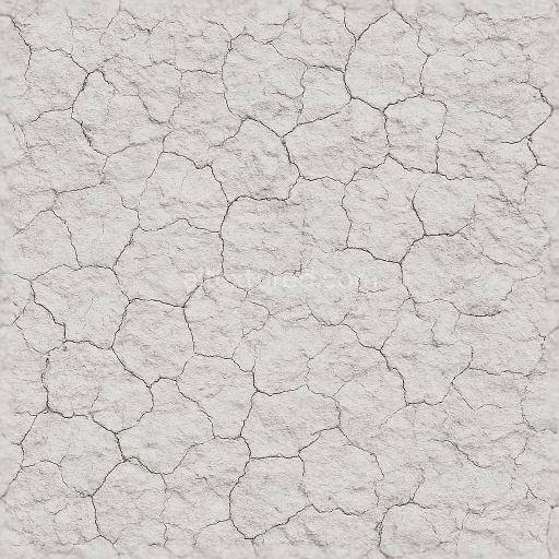 Seamless 3d texture pbr 8k of salt flats with dry soil and cracked earth surface