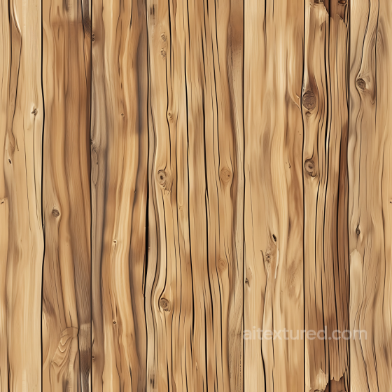 Pine Wood Plank PBR Texture with Natural Grain and Knots Wood texture preview