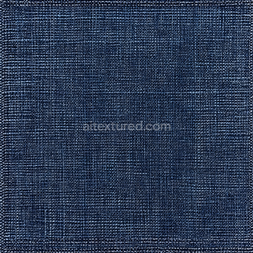 Seamless 3D cracked denim fabric PBR texture with detailed weave pattern