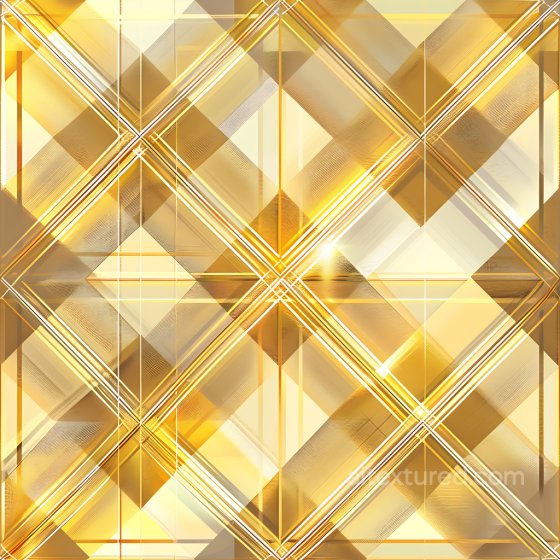 Golden Plaid Metal PBR Texture with Geometric Pattern Plaid texture preview