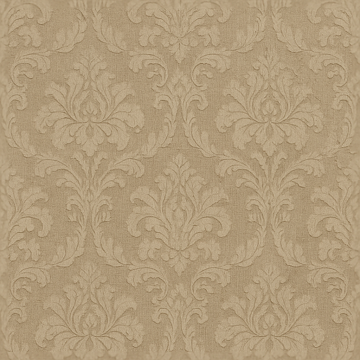 Wallpaper With Vintage Rococo Damask Distressed Cracked Paint seamless PBR texture preview