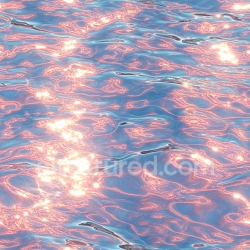 seamless Seamless 3D PBR Texture of Iridescent Water Surface with Wavy Sunlit Reflections texture 8k free download PBR