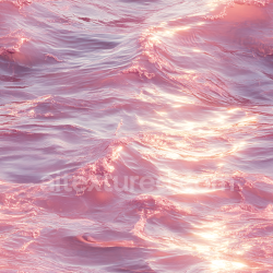 seamless Seamless 3D Water PBR Texture Featuring Stylized Pink Sunset Ocean Waves texture 8k free download PBR