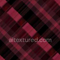 seamless Seamless 3D PBR Plaid Fabric Texture Featuring Deep Red and Black Stripes texture 8k free download PBR