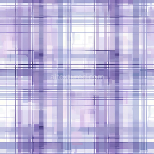 Seamless 3D PBR Texture Featuring Soft Purple Abstract Plaid Pattern