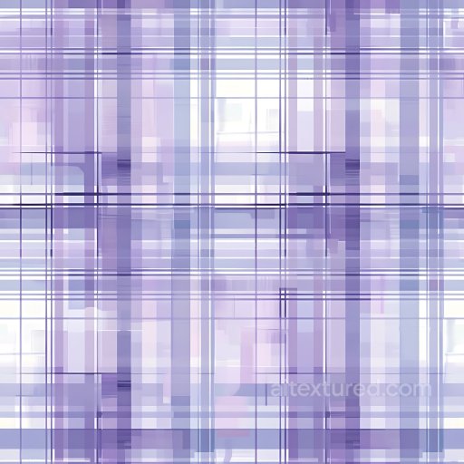 Seamless 3D PBR Texture Featuring Soft Purple Abstract Plaid Pattern texture preview