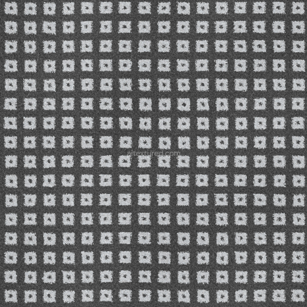 Seamless PBR carpet texture with a modern design
