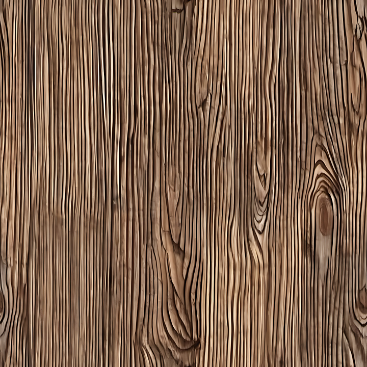 Rough Aged Pine Wood Planks with Deep Grain seamless PBR texture preview