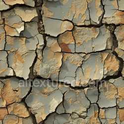 seamless Seamless 3D cracked dry earth and soil PBR texture with peeling layers and deep fissures texture 8k free download PBR