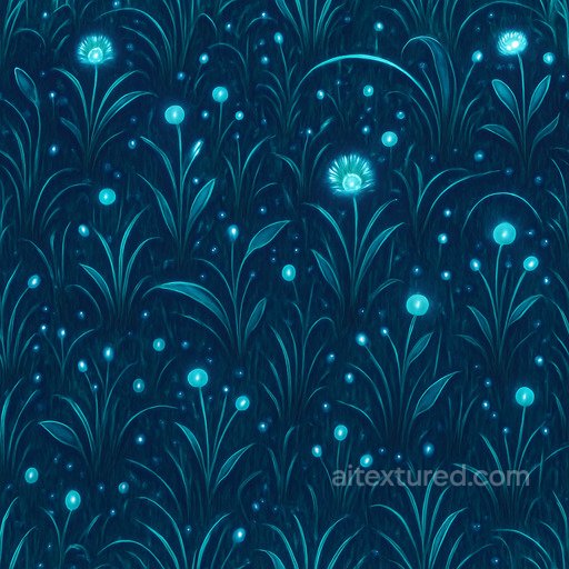 Futuristic Meadow Texture seamless Grass PBR texture