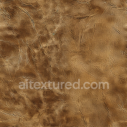 seamless Seamless 3D PBR Texture of Distressed Tan Leather with Deep Wrinkles and Grain texture 8k free download PBR