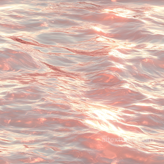 Water Texture of Pink Sunset Ocean Surface with Subtle Waves Water texture preview