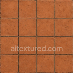 seamless Detailed Terracotta Tile Texture Seamless 1024X1024 texture 1024x1024 free download PBR