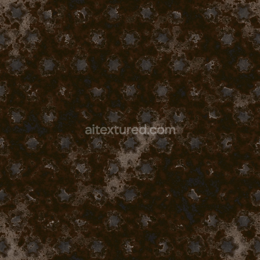 Archviz Floor Grill Metal Substance Designer — Seamless PBR Texture