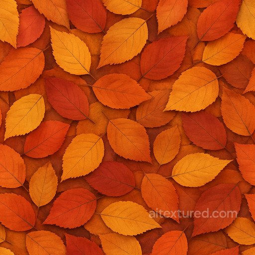 Clean Autumn Leaves Seamless Texture seamless Foliage PBR texture