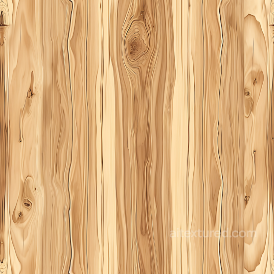 Light Pine Wood Planks PBR Texture with Knots and Natural Grain Wood texture preview