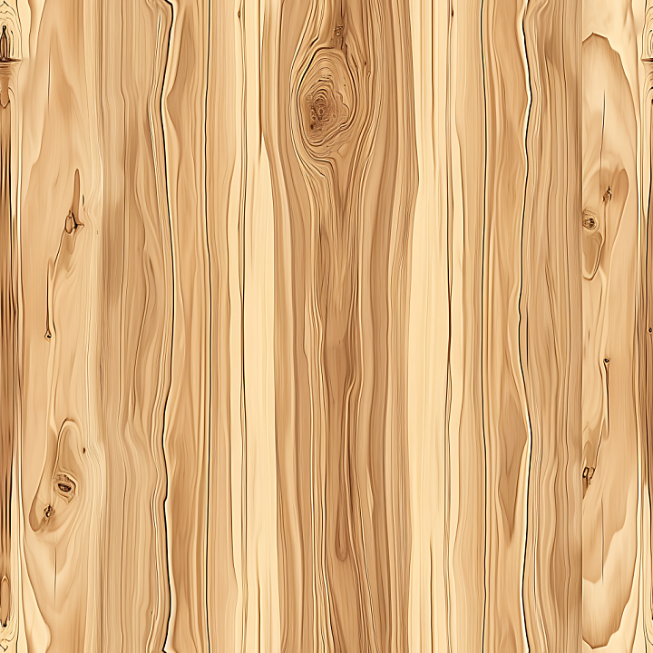 Light Pine Wood Planks with Knots and Natural Grain seamless PBR texture preview