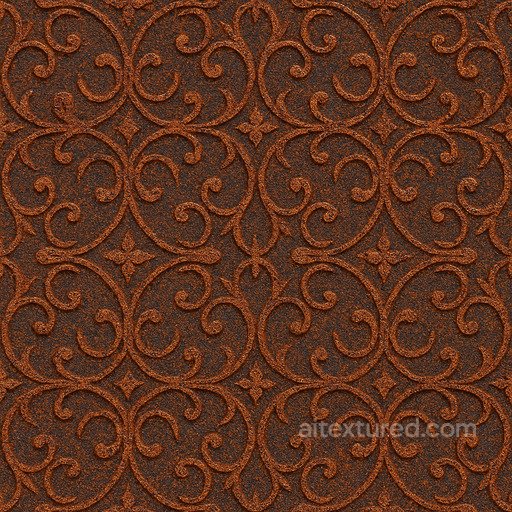 Patterned Rusted Surface Seamless Texture seamless Rust PBR texture