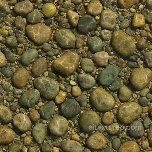 Shallow Stream Seamless Texture seamless Water PBR texture