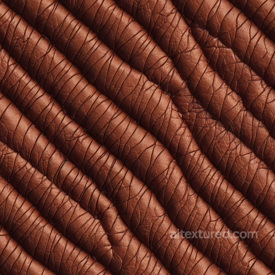 cracked brown leather PBR texture with deep wrinkles and folds Leather texture preview