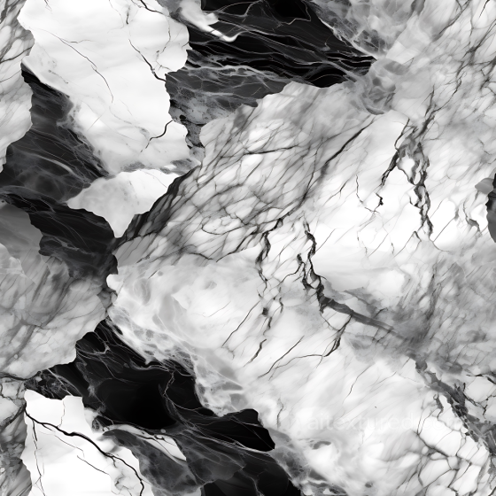 Black and White Marble PBR Texture with Bold Veins and Polished Finish Marble texture preview