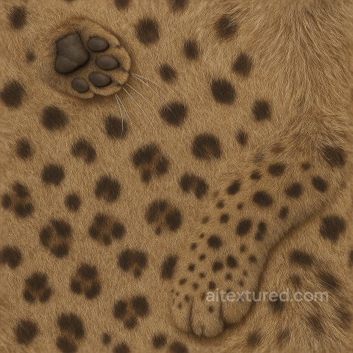Animal skin - Fuzzy Skin Bristly Fur Mammal Skin Fur Undercoat Tail Fur Paw Pads Whiskers Mottled Fur S… texture preview