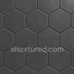 seamless Hexagon Tiles Satin Glaze texture 1024x1024 free download PBR