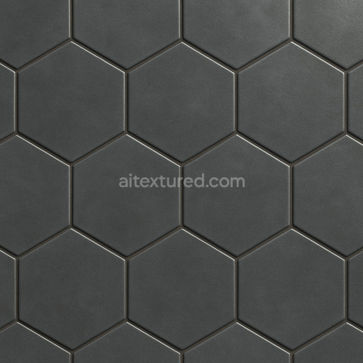 Hexagon Tiles Satin Glaze