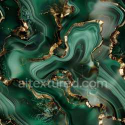 seamless Seamless 3D PBR Glossy Texture Featuring Deep Green Agate Layers with Glossy Gold Veins texture 8k free download PBR