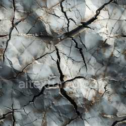 seamless Seamless 3D cracked plaster PBR texture with deep fractures and worn surface texture 8k free download PBR