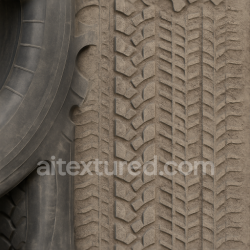 seamless Seamless 3d texture pbr 8k heavy vehicle tire tire sidewall mark tire track overlay tire print repeat texture 8k free download PBR