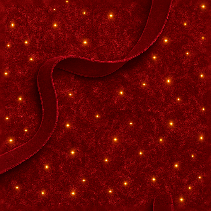 Velvet Fabric Crimson Red Holiday Sparkle seamless PBR texture preview