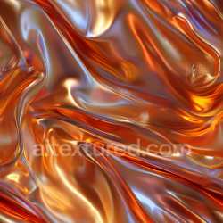 seamless Seamless 3D PBR Texture of Glossy Orange Silk Fabric with Reflective Folds texture 8k free download PBR