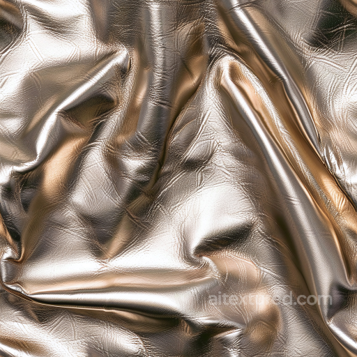 Metallic Bronze Leather PBR Texture with Fine Grain and Wrinkles seamless Leather PBR texture