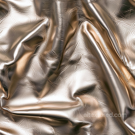 Metallic Bronze Leather PBR Texture with Fine Grain and Wrinkles Leather texture preview