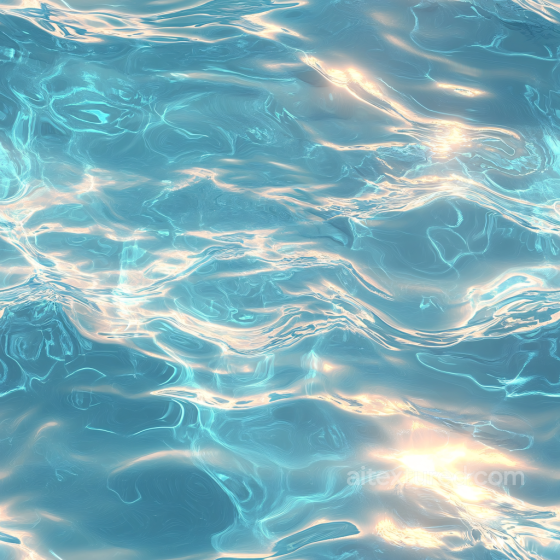 Water PBR Texture of Transparent Shallow Water with Subtle Waves and Light Reflections Water texture preview