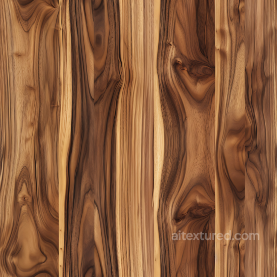 Natural Acacia Wood Planks Seamless Texture with Rich Grain and Knots Wood texture preview