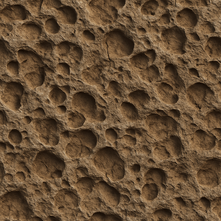 Eroded Rock seamless PBR texture preview