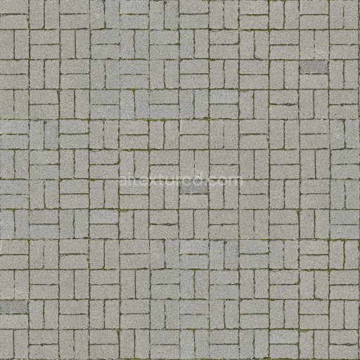 Paving Stones Seamless Tileable Pbr Texture Concrete Grey Pattern Durable