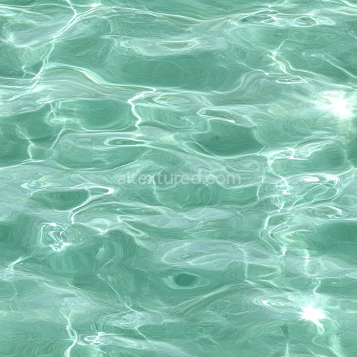 Seamless 3D PBR Texture of Crystal Clear, Realistic Pool Water Surface