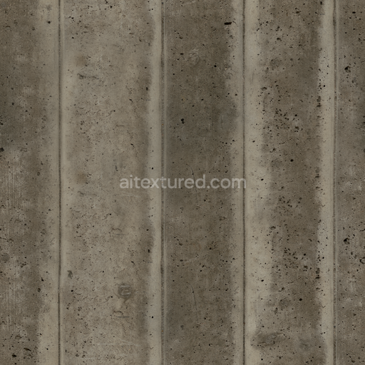 Concrete Bare Old — Old Weathered Panels Bare Old Weathered — PBR seamless 3D texture