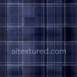 seamless Seamless 3D PBR Texture of Dark Blue Plaid Fabric with White Stripes texture 8k free download PBR