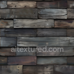 seamless Seamless 3D PBR Texture of Weathered Dark Wood Planks with Distressed Finish texture 8k free download PBR