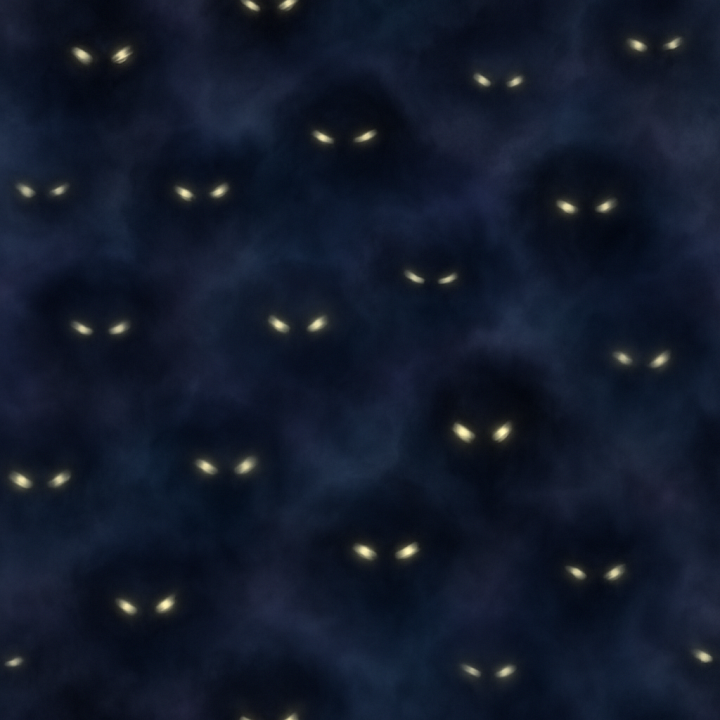 Creepy Eyes With Glowing Eyes And Spooky Shadows Effect seamless PBR texture preview